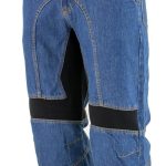 Milwaukee Leather MDM5015 Men’s Classic Fit Blue Denim Motorcycle Rider Racing Pants w/ CE Armor on Knees - Image 6