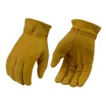 Milwaukee Leather G011T Men’s Tan Full Grain Deerskin Leather Motorcycle Gloves