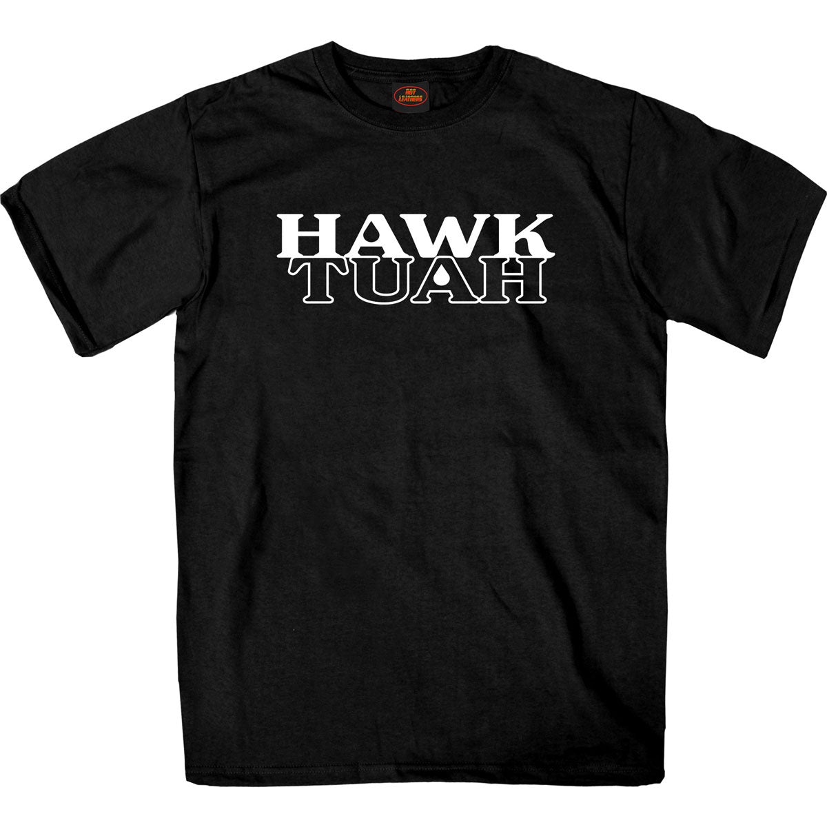 Hot Leathers GMS1557 Men’s ‘Hawk Tuah’ Black Short Sleeve Printed T-Shirt