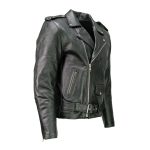 Milwaukee Leather LKM1703 Men’s Classic Black Premium Leather Motorcycle Biker Rider Jacket