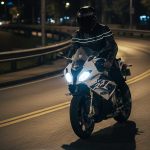 Milwaukee Leather Men’s Black Leather Sporty Crossover Scooter Motorcycle Jacket w/ Reflective Piping – LKM1725 - Image 2