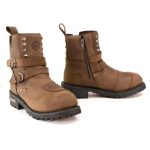 Milwaukee Leather MBL9306 Women’s Premium Brown Leather Double Strap Motorcyle Riding Boots