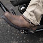 Milwaukee Leather Men’s Classic 11-Inch Dark Brown Leather Harness Square Toe Motorcycle Boots MBM9062 - Image 2