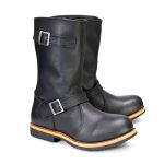 Milwaukee Leather MBM9066 Men’s Antique Black Classic Engineer Motorcycle Riding Boots