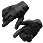 Milwaukee Leather MG7736 Women’s Black Leather Gel Palm Motorcycle Gloves w/ Flex Knuckles and Cool-Tec Treatement