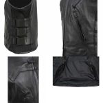 Milwaukee Leather MLL4501 Women’s Tactical Swat Style Rider Leather Vest w/ Single Panel Back for Club Patches - Image 7