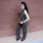 Milwaukee Leather Women’s Distress Brown Leather V-Neck Motorcycle Rider Vest with Side Lace MLL4531 - Image 4