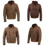 Milwaukee Leather MLM1511 Men’s ‘Vagabond’ Vintage Crazy Horse’ Brown Leather Jacket w/ Removable Hoodie - Image 11