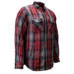 MMCC Men’s Ricochet Reversible Flannel Shirt – 100% Cotton Snap Front Plaid w/ Chest and Hand Pockets – MNG11803