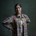 Milwaukee Leather MNG21614 Women’s Gray and Red with Yellow Long Sleeve Cotton Flannel Shirt - Image 4