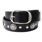 Milwaukee Leather MP7108 Men’s Don’t Thread On Me Black Leather Belt w/ Interchangeable Buckle – 1.5 inches Wide - Image 9