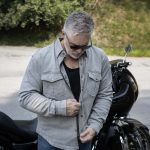 Milwaukee Leather MPM1621 Men’s Grey CE Armored Long Sleeve Motorcycle Riders Shirt w/ Reinforced w/ Aramid Fibers - Image 7