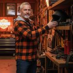 Milwaukee Leather Men’s Titans Orange & Black Plaid Hooded Riding Shirt w/ CE Armor & Aramid Fiber Panels – MPM1642 - Image 7