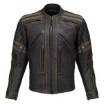 Milwaukee Leather Men’s Matte Black Street CE Armored Motorcycle Vented Jacket – Reflective – LKM17012 - Image 16