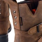 Milwaukee Leather MBL9306 Women’s Premium Brown Leather Double Strap Motorcyle Riding Boots - Image 11