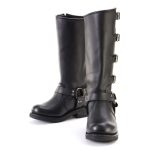 Milwaukee Leather MBL9346 Women’s Tall Black Leather Harness Motorcycle Rider Boots w/ Adjustable Straps - Image 8