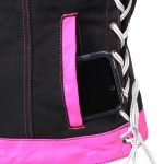 Milwaukee Leather MDL4051 Women’s ‘Skelly’ Black with Pink Motorcycle Denim Vest w/ Skull Embroidery - Image 16