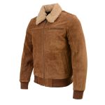 Milwaukee Leather Vintage SFM1818 Men’s Classic Beige Suede Leather Fashion Coat Jacket w/ Front Zipper Closure - Image 10