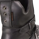Milwaukee Leather Women’s Premium Black Leather Double Strap Motorcycle Riding Boots MBL9307 - Image 11