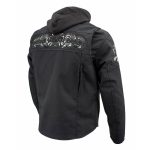 Milwaukee Leather Men’s Vengeance Black Armored Textile Motorcycle Jacket with Skull Embroidery – MPM17019 - Image 11