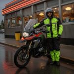 Milwaukee Leather MPM9510 Men’s Black and Neon Green Motorcycle Water Resistant Rain Suit w/ Hi-Vis Reflective Tape - Image 2