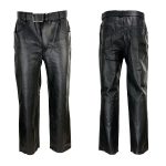 Milwaukee Leather LKM5718 Men’s Classic Black Loose Fitted Motorcycle Casual Leather Biker Pants - Image 6