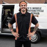Milwaukee Motorcycle Clothing Co. Men’s Blk/Orange Mechanic Work Shirt – w / Reflective Strip, Rider‑Built MDM11610 - Image 5