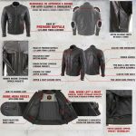 Milwaukee Leather LKM1700 Men’s Premium Black Buffalo Leather Cruiser Motorcycle Jacket with CE Armort Protection - Image 2
