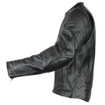 Milwaukee Leather LKM17003  Men’s Premium Black Leather Motorcycle Riders Jacket with CE Armor Protecion - Image 6
