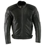 Milwaukee Leather LKM7005 Men’s Premium Black Leather Racer Style Motorcycle Jacket with CE Armor - Image 8