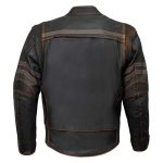 Milwaukee Leather Men’s Matte Black Street CE Armored Motorcycle Vented Jacket – Reflective – LKM17012 - Image 15