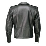 Milwaukee Leather LKM1703 Men’s Classic Black Premium Leather Motorcycle Biker Rider Jacket - Image 5