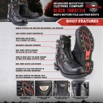 MMCC MB440 Men’s Throttle Black Leather Biker Boots – Riding Footwear - Image 2