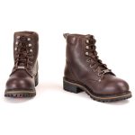 Milwaukee Leather Women’s Dark Brown Leather Outdoors Lace-Up Boots for Bikers Casual MBL9308 - Image 2