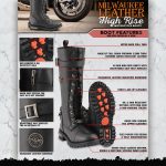 Milwaukee Leather Women’s Black 14-inch Lace-Up High-Rise Leather Biker Rider Boots with Calf Buckle MBL9355 - Image 2