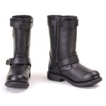 Milwaukee Leather MBL9359 Women’s Black 11-Inch Classic Engineer Motorcycle Leather Boots - Image 2