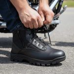 Milwaukee Leather Men’s 6-inch Black Leather Swat Style-Tactical Lace-Up Biker Boots w/ Side Zippers MBM9011 - Image 5