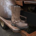 Milwaukee Leather Men’s Classic 11-Inch Dark Brown Leather Harness Square Toe Motorcycle Boots MBM9062 - Image 4