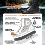 Milwaukee Leather Men’s Black Leather Diamond Patterned Reinforced Street Biker Riding Shoes w/ Ankle Support – MBM9104 - Image 2