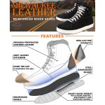 Milwaukee Leather MBM9106 Men’s Premium Black Suede Leather Reinforced Street Riding Shoes w/ Ankle Support - Image 2