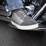 Milwaukee Leather MBM9117 Men’s Dark Grey Suede and Grey Canvas Street Riding Shoes w/ Dual Closure/Ankle Support - Image 4