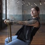 Milwaukee Leather MDL4052 Women’s ‘Skelly’ Black Motorcycle Denim Vest w/ Skull Embroidery - Image 12