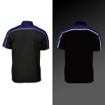 Milwaukee Motorcycle Clothing Co. Men’s Blk/Blu Mechanic Work Shirt – w / Reflective Strip, Rider‑Built MDM11602 - Image 2