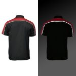 Milwaukee Motorcycle Clothing Co. Men’s Blk/Red Mechanic Work Shirt – w / Reflective Strip, Rider‑Built MDM11606 - Image 4