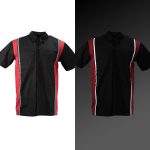 Milwaukee Motorcycle Clothing Co. Men’s Blk/Red Mechanic Work Shirt – w / Reflective Strip, Rider‑Built MDM11607 - Image 2