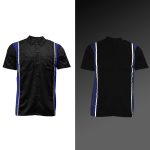 Milwaukee Motorcycle Clothing Co. Men’s Blk/Blue Mechanic Work Shirt – w / Reflective Strip, Rider‑Built MDM11609 - Image 4