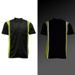 Milwaukee Motorcycle Clothing Co. Men’s Blk/Green Mechanic Work Shirt – w / Reflective Strip, Rider‑Built MDM11611 - Image 7