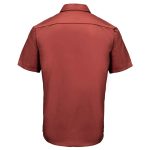 MMCC Men’s Orange Super Duty Classic Mechanic Button Up Shirt – 2 Chest Pockets – Microfiber Panel – MDM11627 - Image 12