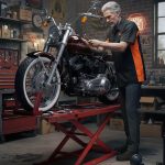 Biker Clothing Co. MDM11676 Men’s Black-Orange Button-Up Heavy-Duty Work Shirt – Classic Mechanic Shirt w/ Pockets - Image 4