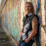 Biker Clothing Co. MDM11679 Men’s Classic Black and White Tie-Dye Button-Down Frayed Sleeveless Cut Off Shirt - Image 5